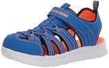 LIGERO Skechers C-flex Sandal 2.0 Heat Blast, Sandalias para pescador Niños, Negro (Blue/Black), 35 EU