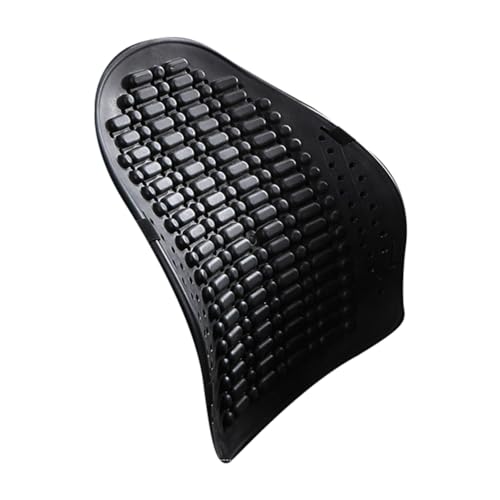 Coussin de massage lombaire voiture et dossier de chaise ergonomique en mesh noir