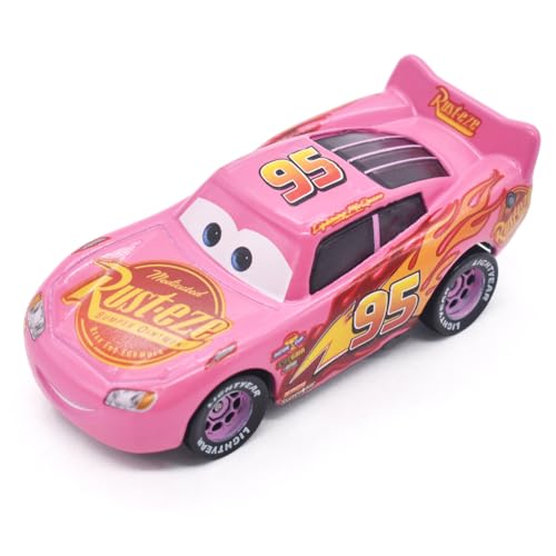 Lightniing Mcqueen Spielzeugauto, Auto Spielzeug Mini Spielzeugautos Metall Auto Modelle Spielzeugfahrzeug Trägheits Stunt Auto Mini Push Reibungsgetriebenes Auto Spielzeug Die Cast Auto für Kinder