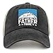 Kritett It's Not A Dad BOD I'ts A Father Figure Hat Funny Golf Hats AllBlack Men's Hats Gifts for Grandma Cycling