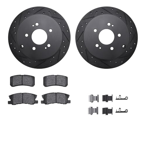 Image of R1 Concepts Rear Brake Kit Fits 2004-2011 Mitsubishi Endeavor