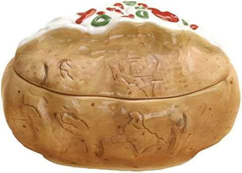 Baked Potato Decorative Vegetable Ceramic Container