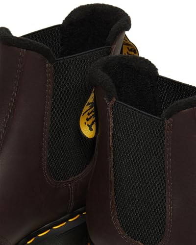 Image of Dr. Martens, 2976 Leather Chelsea Boot for Men and Women, Cherry Red Smooth, 14 US Women /13 US Men