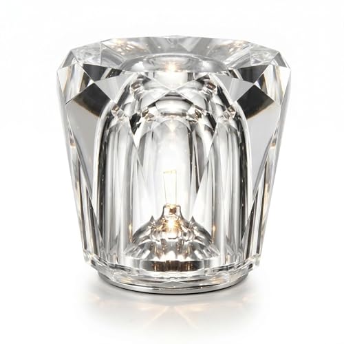 Danwnoio �N���X�^���e�[�u�������v, LED���͋C�Ɩ�, �������,��ド���v�C�N���X�^���K���X��, 8.2×9cm, usb�[�d��,3�i�K����, �R�[�h���X, �o�[�E�_�C�j���O�E�Q������ (B)
