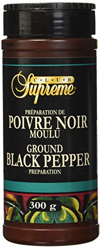 Club Supreme Spices & Seasonings - Ground Black Pepper 300G