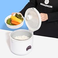 REISHUNGER Reiskocher mit Keramikbeschichtung – 1,2L – Starterset – Weiß – Ansicht 4