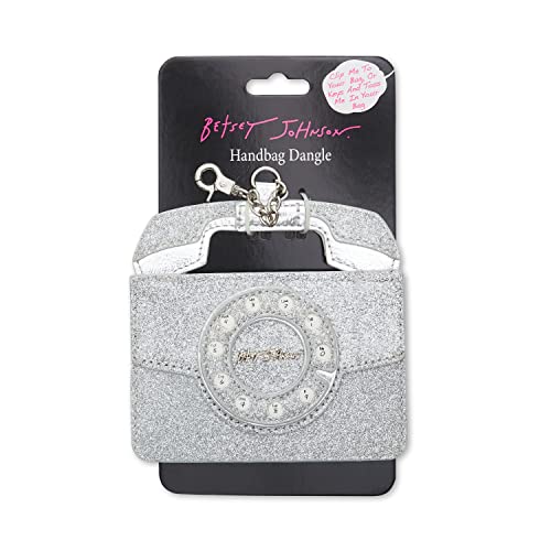 Betsey Johnson Phone Card Case, Silver #TOP1