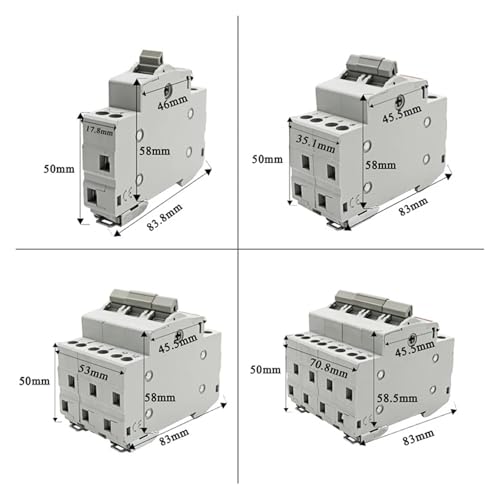 Disyuntor de enclavamiento contra apagones interruptor transferencia manual 4P 63A 2