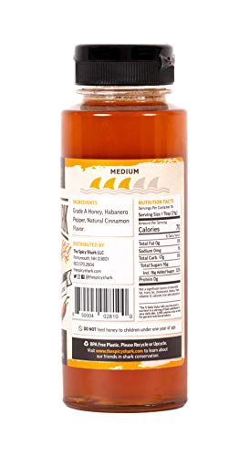 The Spicy Shark Hot Honey 12 oz Bottle miniatura 2