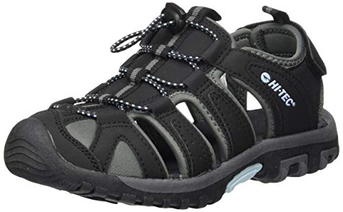 Hi-Tec Cove Womens, Sandalias Deportivas Mujer, Negro (Black/Forget Me Not 023), 36 EU
