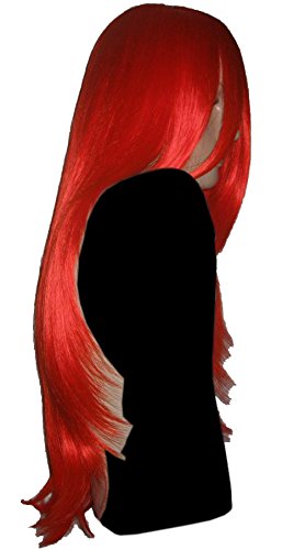 Miniatura 2 de costumebase Kenshin Peluca 68 Cosplay Samurai larga naranja recta