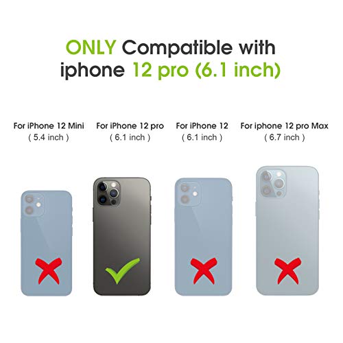 Abitku Cover per iPhone 12 PRO, Morbido Silicone