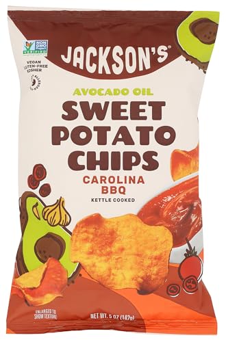 Jacksons Honest Chips, Chip Sweet Potato Carolina Barbeque, 5 Ounce