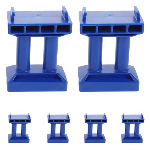 TOYANDONA Imaginative Trains 6 Pcs Train Bridge Track Adapter and Support Risers for Toy Railways