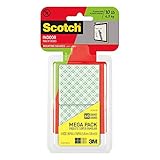 3M Indoor Doppelseitiges Montageband und -streifen für Scotch-Mount: 2 in. x 2 in. (Weiß) / 60-quadrate