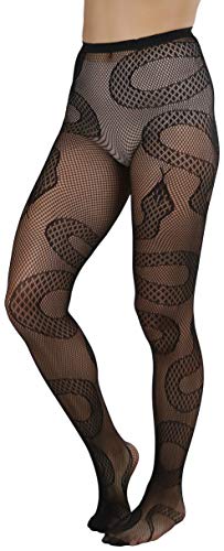 Image of ToBeInStyle Women's Sexy Vibrant Fine Classic Fishnet Full Footed Pantyhose