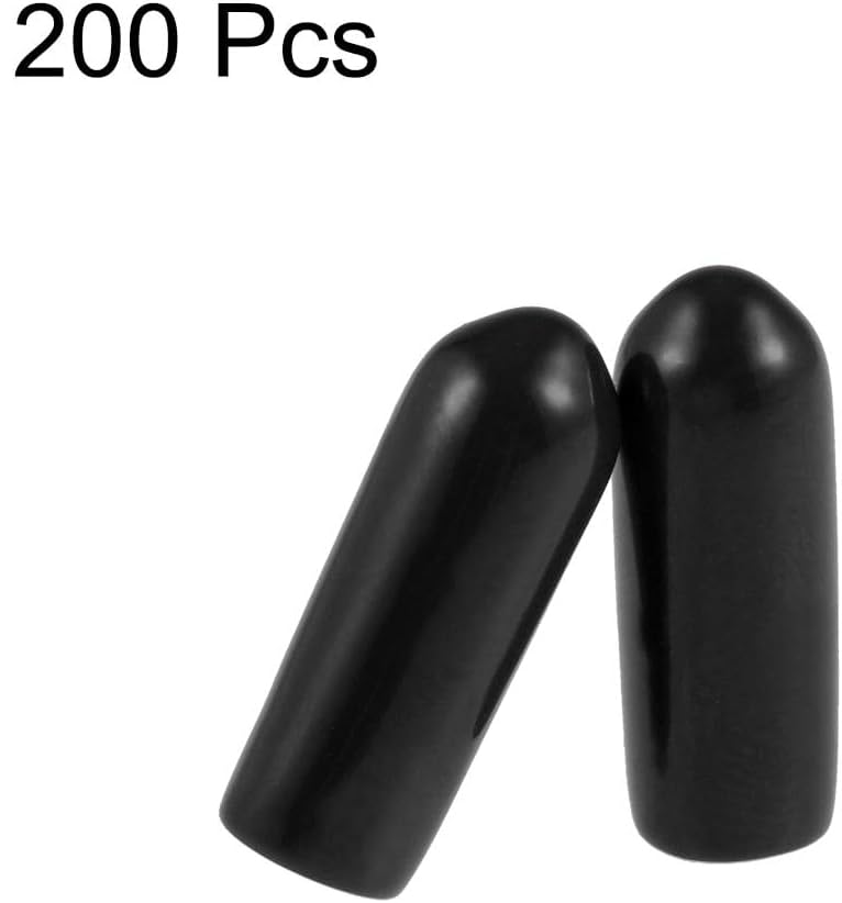 MACHSWON 200pcs Rubber End Caps 4mm ID - Image 3