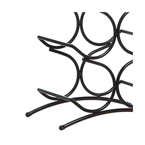 Amazon Basics Wine Rack for 12 Bottles, Black - Image 4