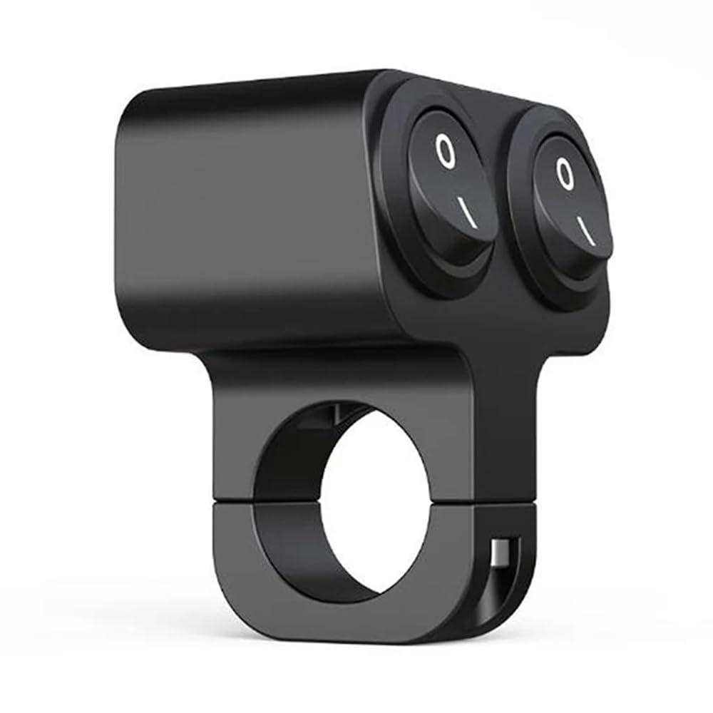 amiciAuto 12V 22mm Motorcycle Handlebar Switch- Waterproof Dual Control 2-Way Button for Fog-Lamps, Headlight, etc-picture-24