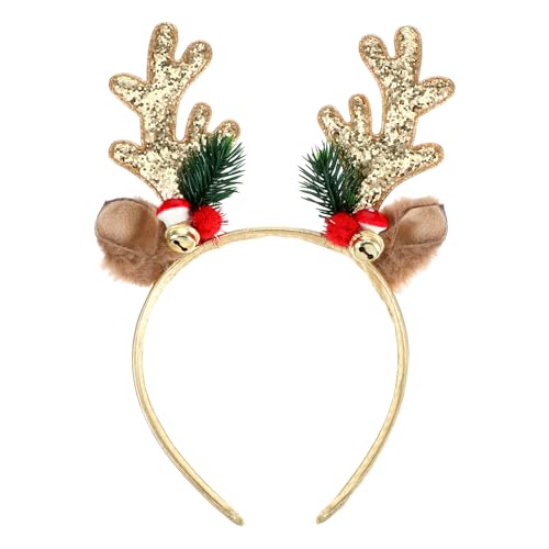 Sibba Weihnachtsstirnbänder Geweih Süße Weihnachtshaarbänder...
