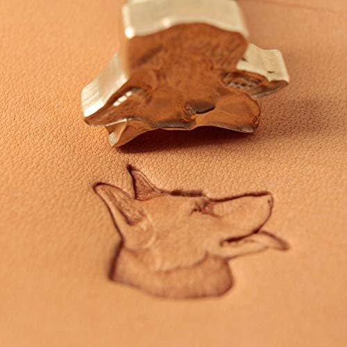 DandS ltd Leather Stamp Tool, Shepherd Dog, Professional Steel Craft Tool for Leatherworking, Embossing, Carving & Stamping Leather Projects, Belts Wallets & DIY Projects Compatible with Mallet #293