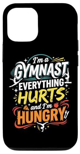 Gymnast Everything Hurts And I'm Hungry �ʔ����̑� �X�}�z�P�[�X iPhone 12/12 Pro �p