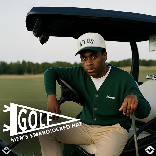 Image of Funky Junque Golf Trucker Hat | Lightweight Golf Trucker Rope Hat with Adjustable Snapback, Golf Course and Weekend Wear, Funny Golf Hats for Men and Women