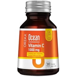 Ocean C Vitamini 1000 mg + Bioflavonoidler Antioksidan içeren Takviye Edici Gıda (1 x 30 tablet)