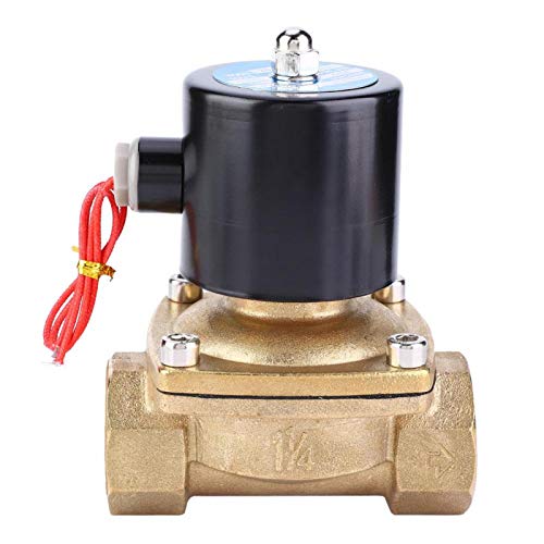 Magnetventil - Messing Zweiwege-Durchgangsmagnetventil vom Typ NC für Luft, Wasser, Öl, Gas Cover