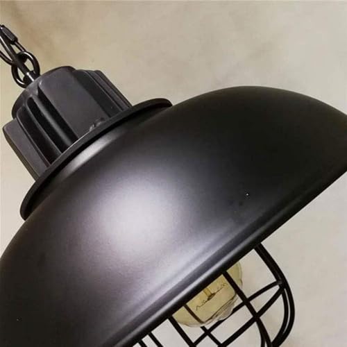Lampe suspendue rétro en fer forgé avec chaîne réglable pour loft et cuisine - 5