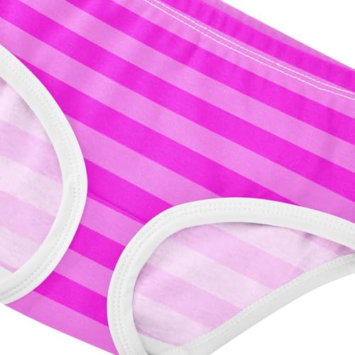 Pink Purple Stripe Toddler Girls's Underwear 2T4