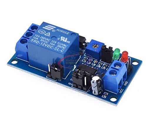 DC 12V Delay Relay Delay Turn on/Delay Turn Off Switch Module with Timer LED Display