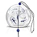 Japanese Wind Bell Wind Chimes Handmade Glass Furin-Bluefish
