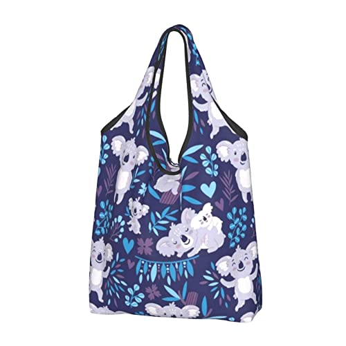 Sac à provisions pliable koala pour vos sorties de plage et courses au marché