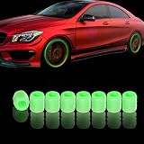 Amplia gama de aplicaciones: válvula de neumático de automóvil fluorescente de 8 mm de diámetro interior, adecuada para la mayoría de las válvulas, como automóviles, bicicletas, SUV, camiones, bicicletas, automóviles, etc.