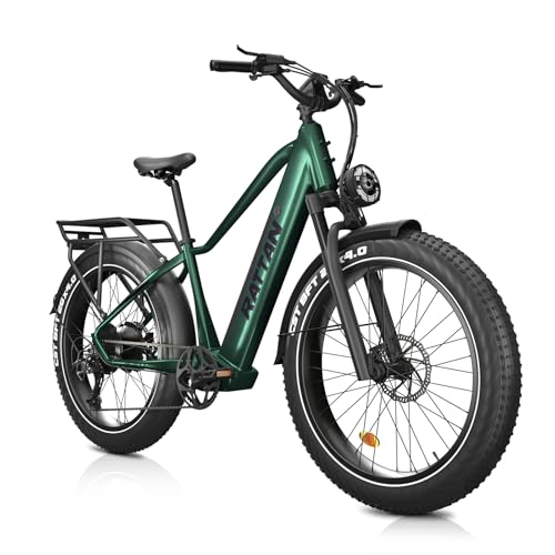 Rattan Pathfinder Vélo Électrique 26' Fat Bike pour...