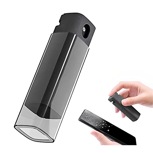 zoerbufan Nettoyeur D'écran, 2 en 1 Nettoyant avec Chiffon en Microfibre, Flacon Pulvérisateur Portable Réutilisable pour Mobile/Pc/TV/iPad/MacBok/écran de Voiture (Noir)