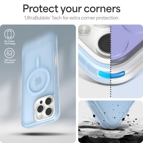 Image of Spigen Cyrill UltraSheer Mag | iPhone 16 Pro Case | iPhone 16 Pro Back Cover | TPU+Poly Carbonate - Baby Blue