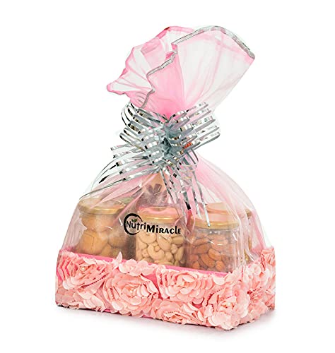 Image of NUTRI MIRACLE Diwali Dry Fruits Gourmet Jar Gift Pack | Gift for Relatives and Parents