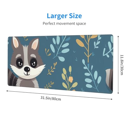 Tapis de souris de jeu extra large protégeant le bureau des rayures