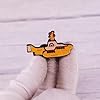 Yellow Submarine Rock Band Enamel Pin Badge Backpack Hat Bag, Klein, Non-precious metal #3
