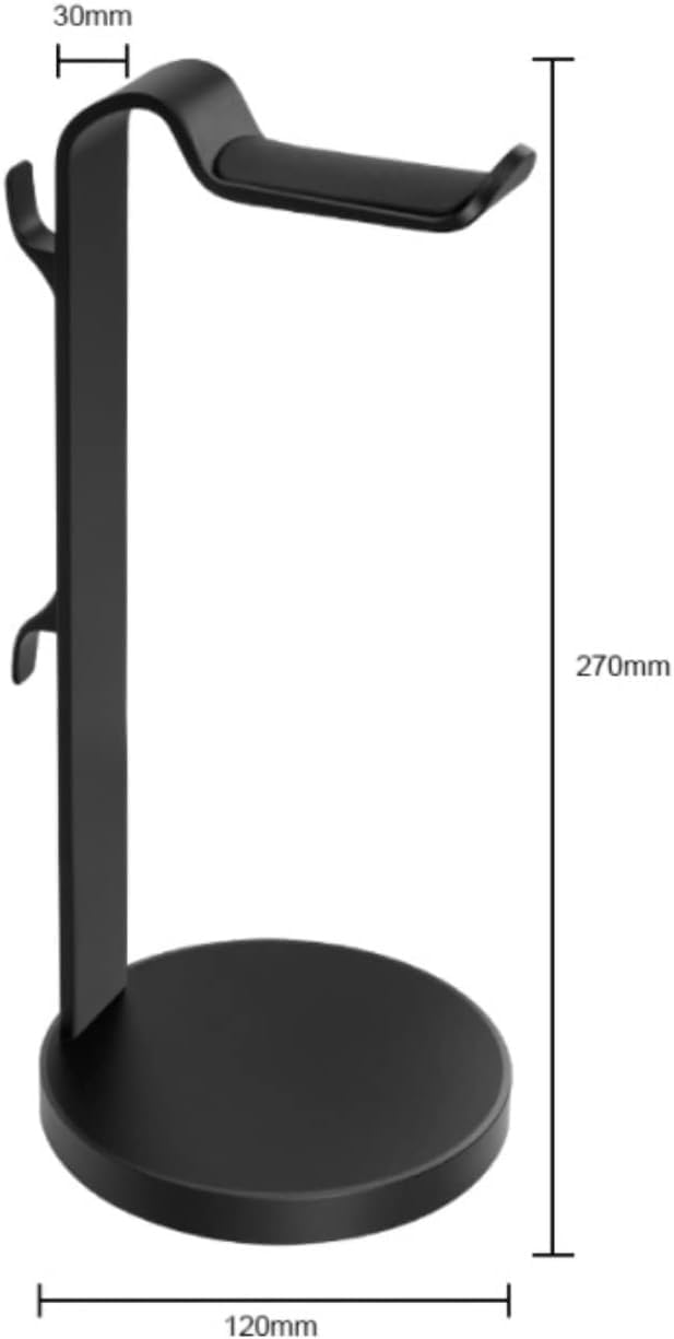 JYYBN Headphone stand, aluminum alloy hanging frame gaming headphones display in-ear headphone stand