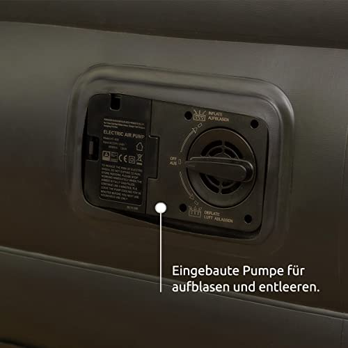 BluMill Selbstaufblasendes Gästebett für 1 Person - Luftmatratze - eingebaute Elektropumpe für Schnelles Aufblasen - Premium Qualität, Wasserfest, Beschädigungsbeständig inkl. Aufbewahrungstasche - Image 7