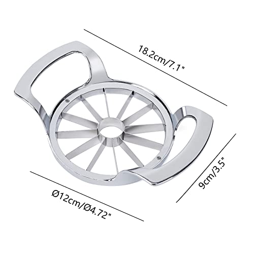 Savorliving Apple Slicer 12 Sharp Blades Stainless Steel Apple Cutter, Pitter, Thoroughly-Cut Blade Design, Divider For Up To 4 Inches Apples (Classic) #TOP4