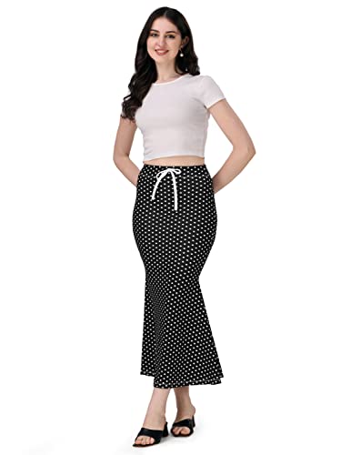 Image of Mehrang Lycra Saree Shapewear Petticoat for Women, Cotton Blended,Petticoat,Skirts for Women,Shape Wear Dress for Saree