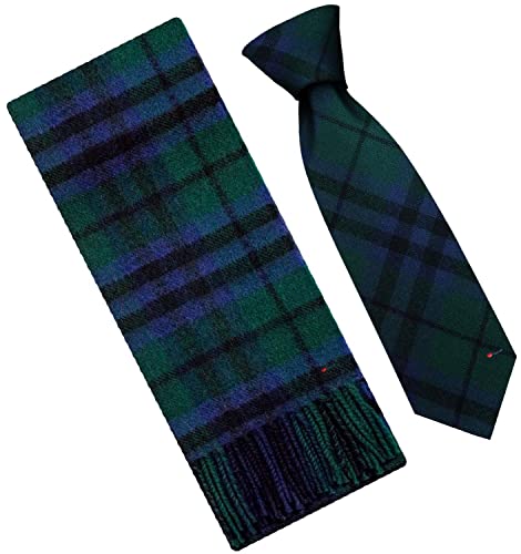 Ensemble cadeau écharpe et cravate Keith Modern pour homme