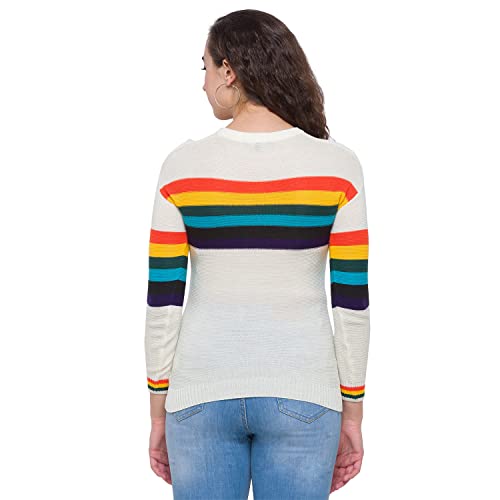 Image of Globus Women Multicoloured Striped T-Shirt