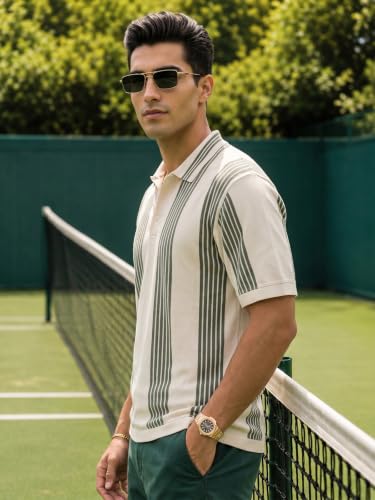 Image of Veirdo Printed Flatknit Polo T-Shirt for Men with Half Sleeves and Collared Neck, Suitable for Office Casuals, Travel, Comfortable Everyday wear, (S to 2XL)