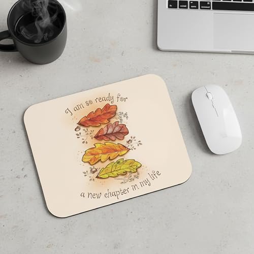 Image of Premium Non-Slip Mouse Pad | Smooth Surface for Optical & Laser Mice | Anti-Skid Rubber Base | Office, Home & Gaming | Motivational Quote Design