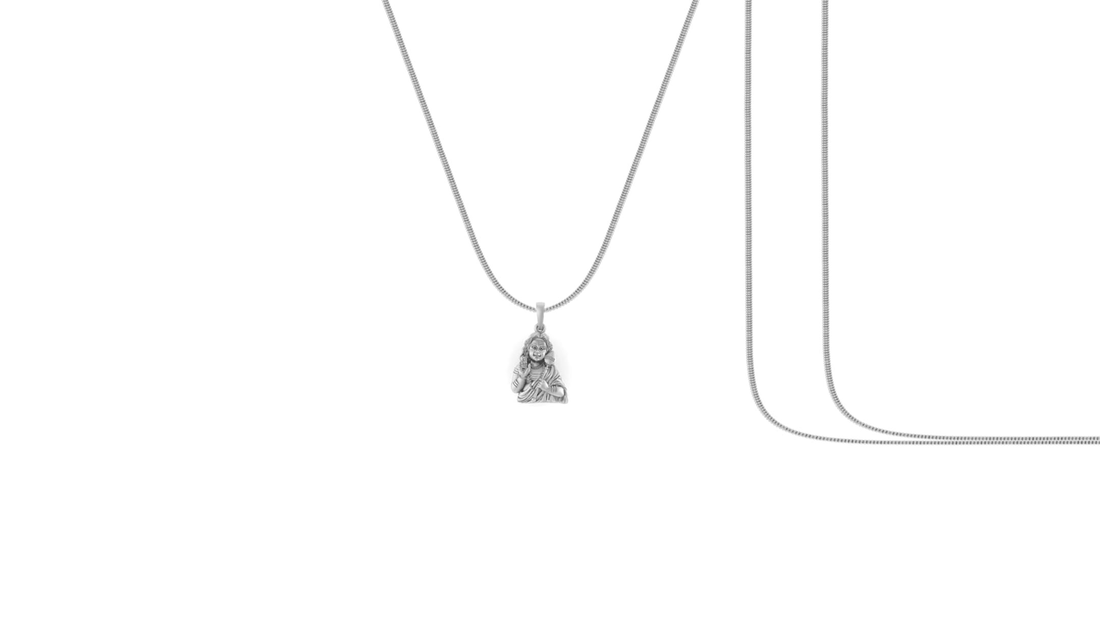 AKSHAT SAPPHIRE God Kartikeya Sterling Silver (92.5% Purity) Chain Pendant Murugan Blessings Chain Pendant For Good Health and Wealth (Pendant with Snake Chain 22 inches) (B0CQVM26F8) Amazon Price History, Amazon Price Tracker